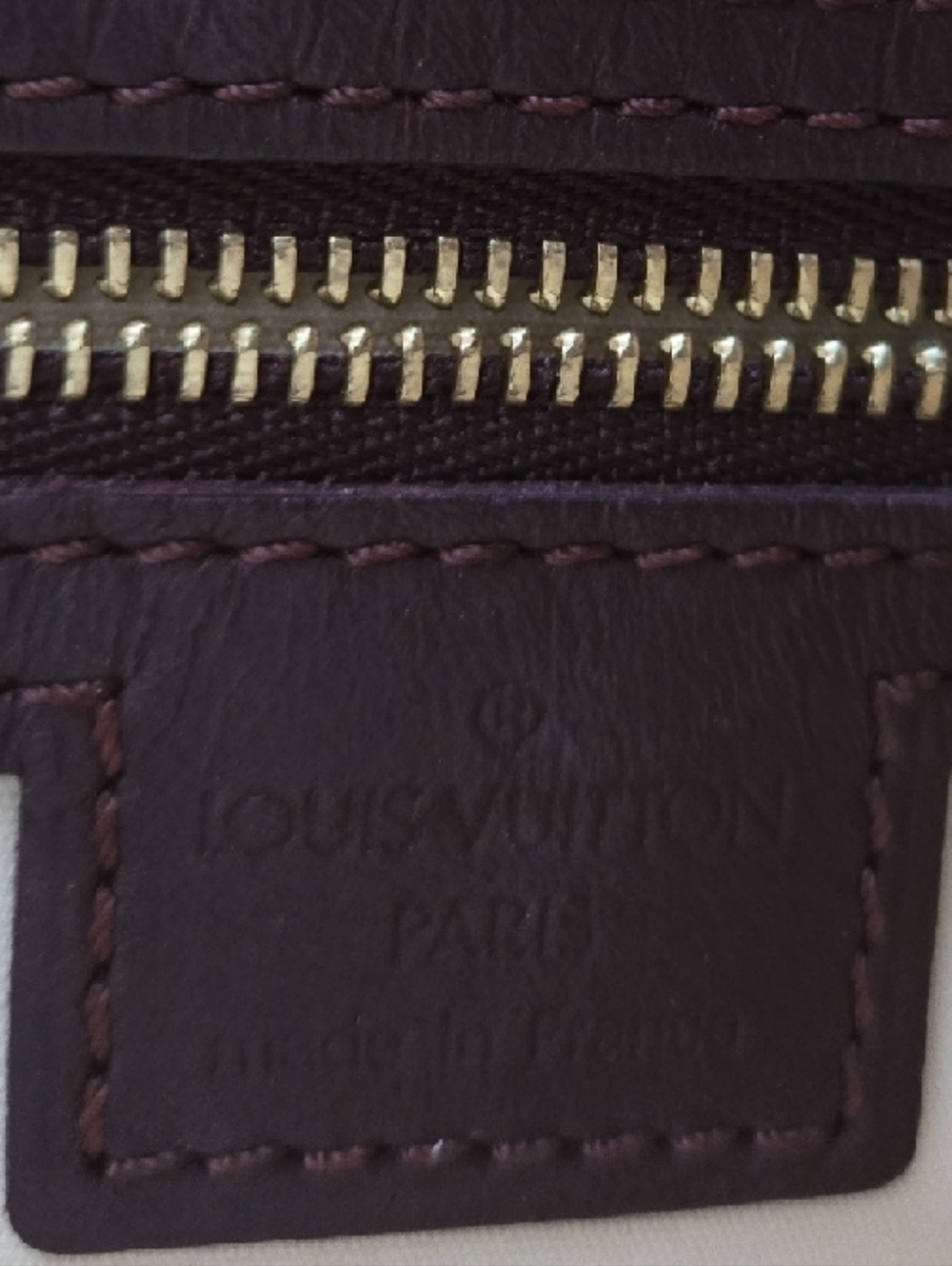 Louis Vuitton Garnet Monogram, Burgundy Trim Tote Bag - Picture 4 of 9